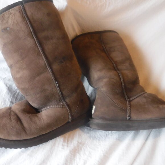 Ugg boots Womens Winter Brown Ugg Boots Size 7 - Picture 9 of 9